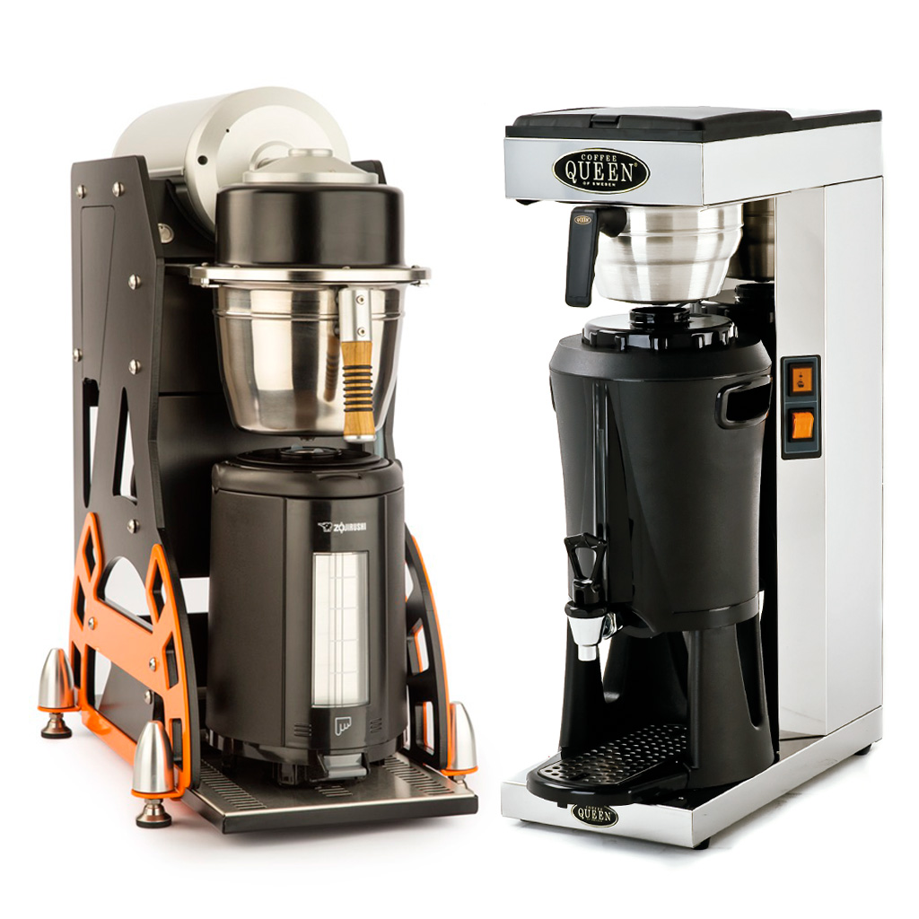 Filter coffee machines with thermos